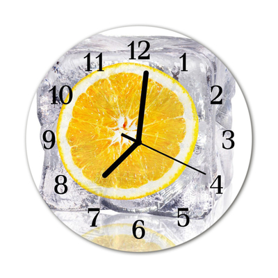 Reloj de vidrio Helado naranja