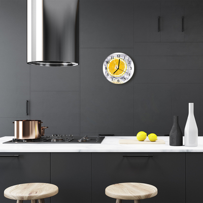 Reloj de vidrio Helado naranja