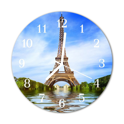 Reloj de vidrio Torre eiffel