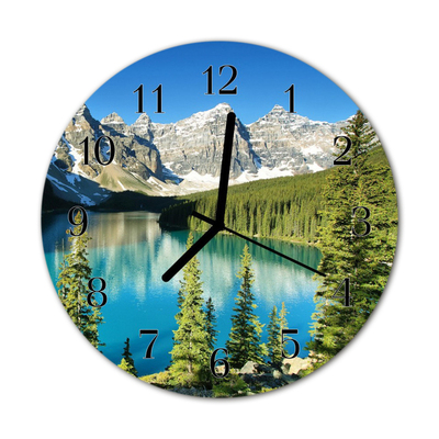 Reloj de vidrio Naturaleza monte
