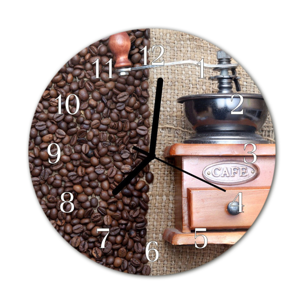 Reloj de vidrio Café