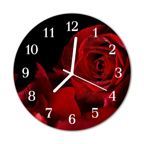 Reloj de vidrio Rosa