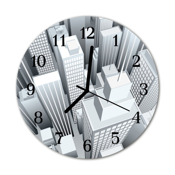 Reloj de vidrio Edificaciones