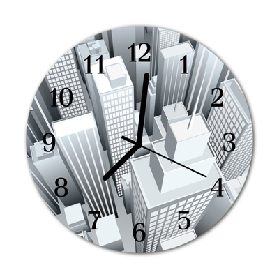Reloj de vidrio Edificaciones