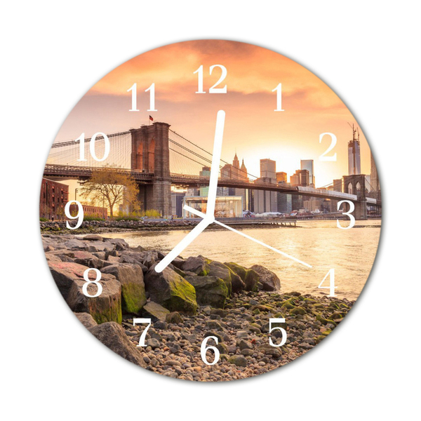 Reloj de vidrio Ciudad puente