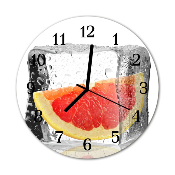 Reloj de vidrio Dado pomelo