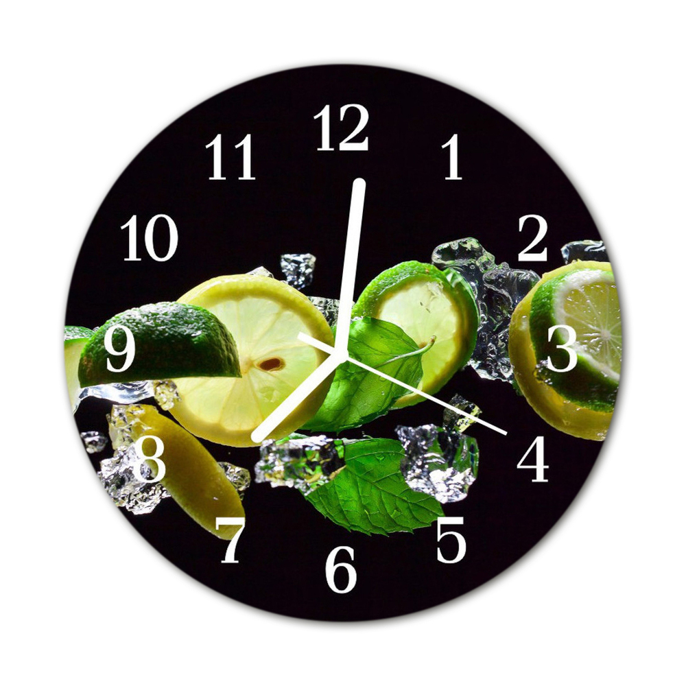Reloj de vidrio Lima de limón
