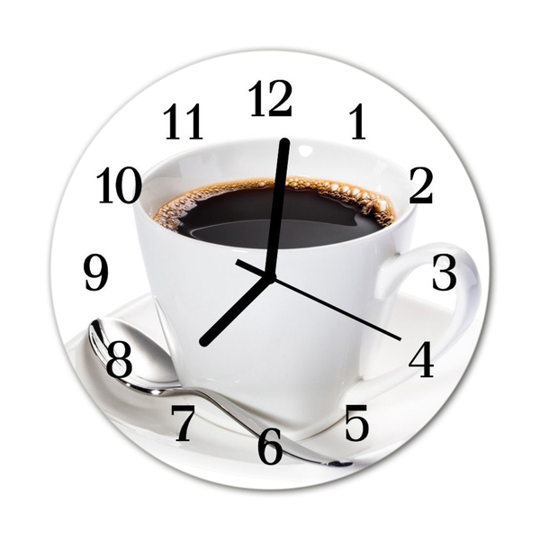 Reloj de vidrio Café