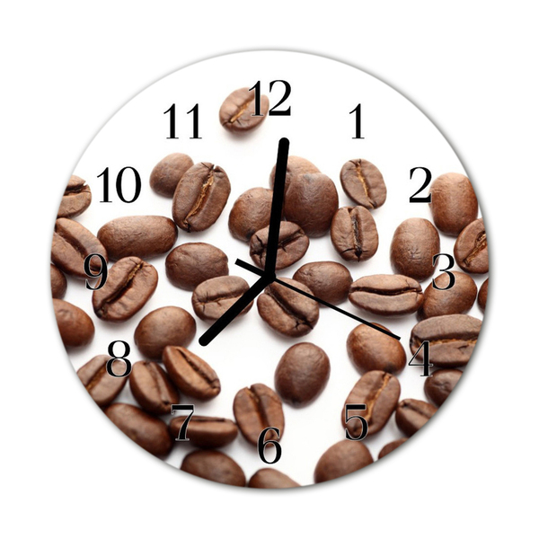 Reloj de vidrio Granos de café