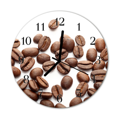 Reloj de vidrio Granos de café