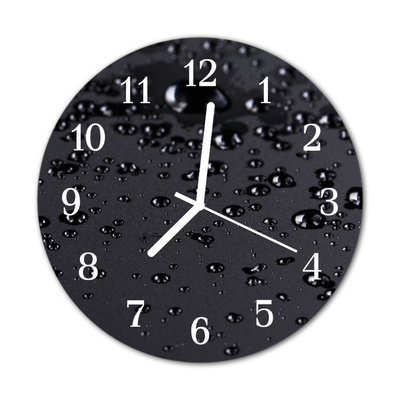 Reloj de vidrio Gotas