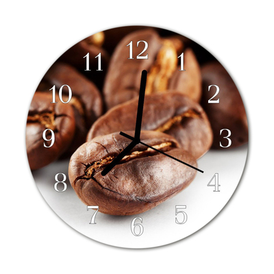 Reloj de vidrio Granos de café