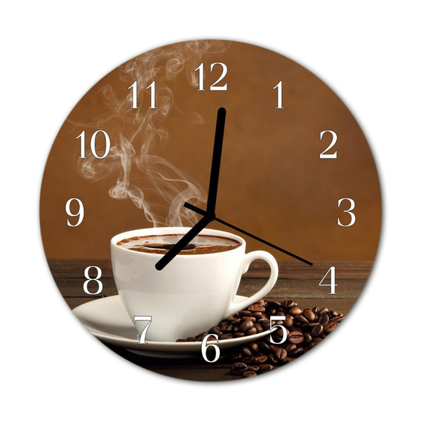 Reloj de vidrio Café