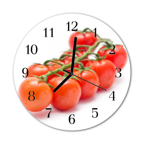 Reloj de vidrio Tomates