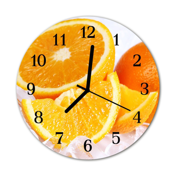 Reloj de vidrio Naranjas