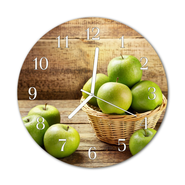 Reloj de vidrio Manzana