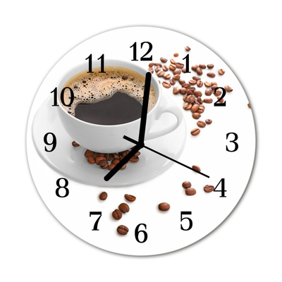 Reloj de vidrio Café