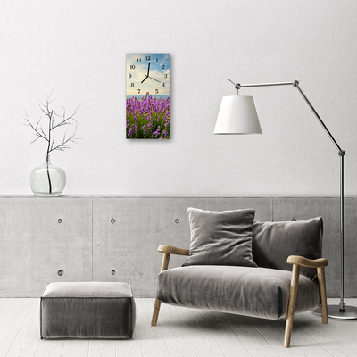 Reloj de vidrio Flor flores colorido