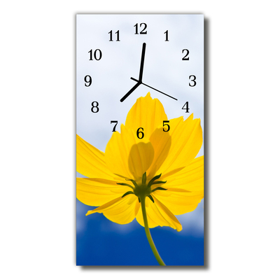 Reloj de vidrio Flores flor colorida