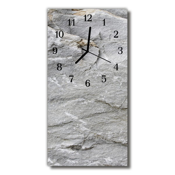 Reloj de vidrio Naturaleza piedra gris