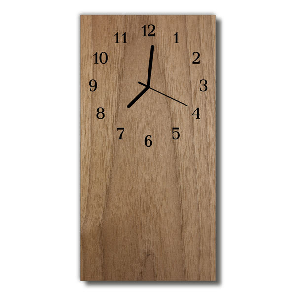 Reloj de vidrio Madera marrón