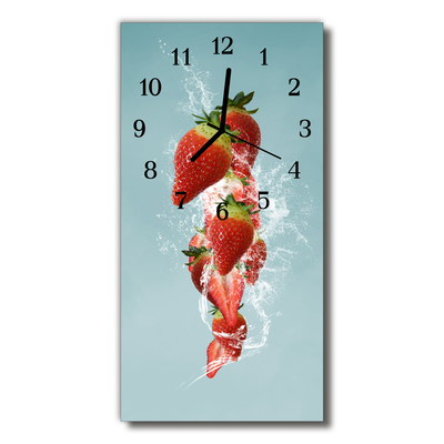 Reloj de vidrio Cocina fresa colorido