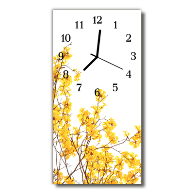 Reloj de vidrio Naturaleza árbol colorido