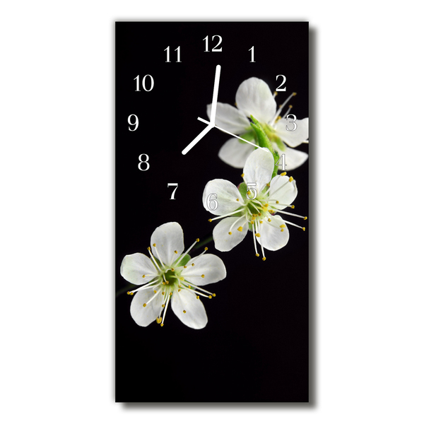 Reloj de vidrio Flor flores colorido