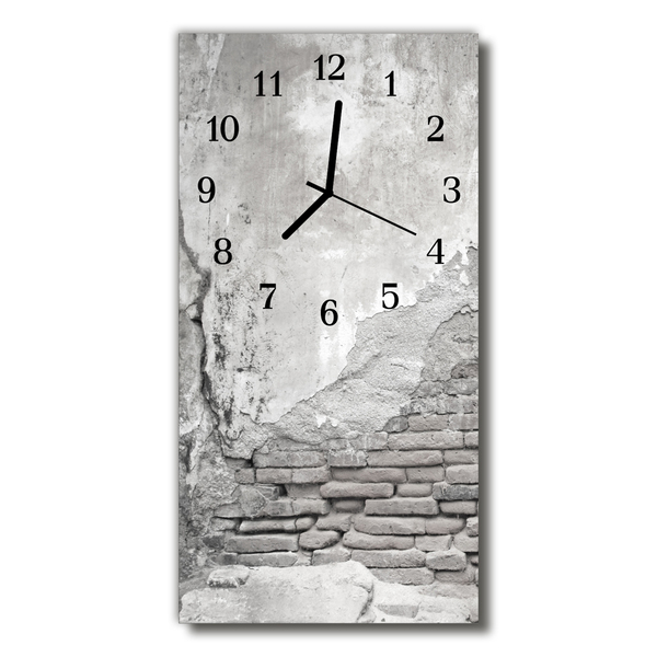 Reloj de vidrio Muro gris