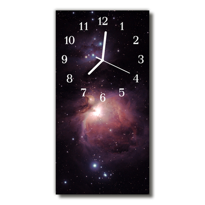 Reloj de vidrio para cocina Universo cosmos galaxia