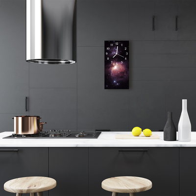 Reloj de vidrio para cocina Universo cosmos galaxia