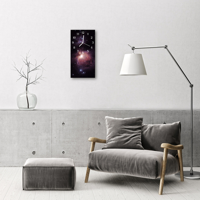 Reloj de vidrio para cocina Universo cosmos galaxia