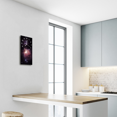 Reloj de vidrio para cocina Universo cosmos galaxia