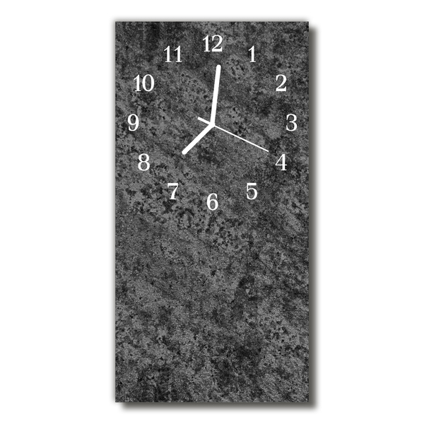 Reloj de vidrio para cocina Grafito gris