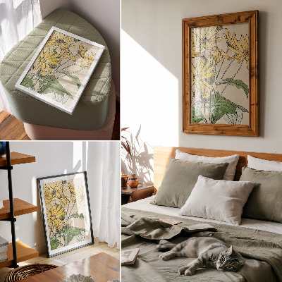 Lienzo decorativo moderno Girasoles (1915) de Hannah Borger Overbeck