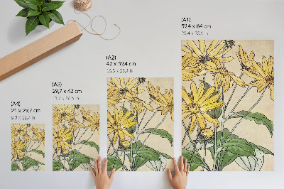 Lienzo decorativo moderno Girasoles (1915) de Hannah Borger Overbeck