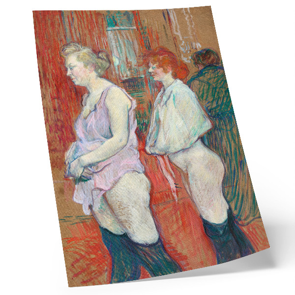 Póster Rue des Moulins (1894), pintura de alta resolución de Henri de Toulouse-Lautrec