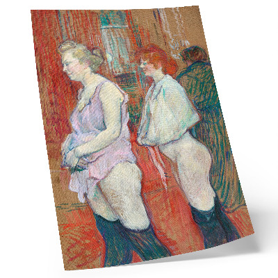 Póster Rue des Moulins (1894), pintura de alta resolución de Henri de Toulouse-Lautrec
