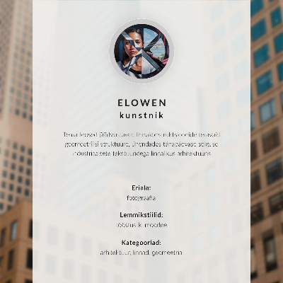 Póster Una elegante torre, simetría visual y una gran variedad de formas arquitectónicas.