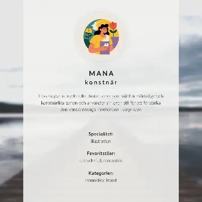 Lámina artística de alta calidad que representa un molino de viento rodeado de naturaleza y pájaros