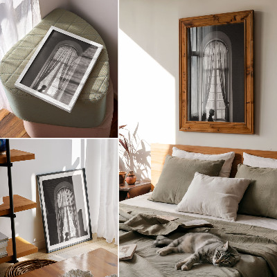 Lienzo decorativo moderno Juego monocromático de luces y sombras