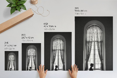 Lienzo decorativo moderno Juego monocromático de luces y sombras