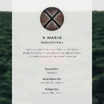 Póster con vegetación predominante y un aura de paz misteriosa