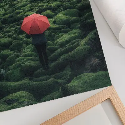 Póster con vegetación predominante y un aura de paz misteriosa