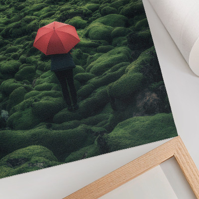 Póster Vegetación predominante, paz, aura misteriosa, contraste