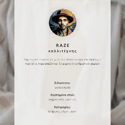 Póster retrato de una mujer llena de emociones