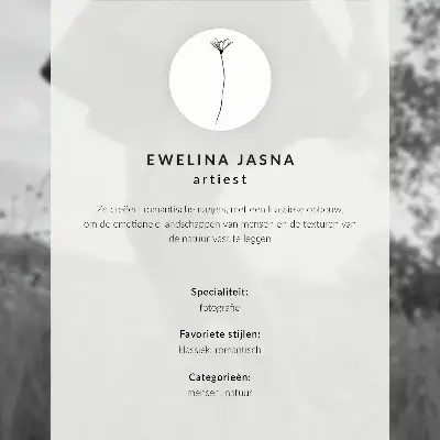 Póster fotografía en blanco y negro de un prado sereno