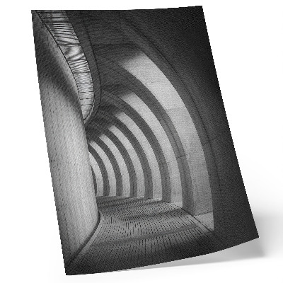 Póster Elegancia espacial futurista en blanco y negro