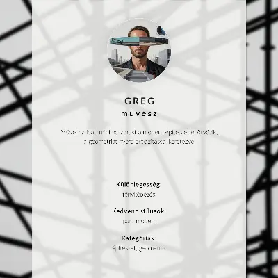 Póster con diseño de elegancia espacial futurista en blanco y negro