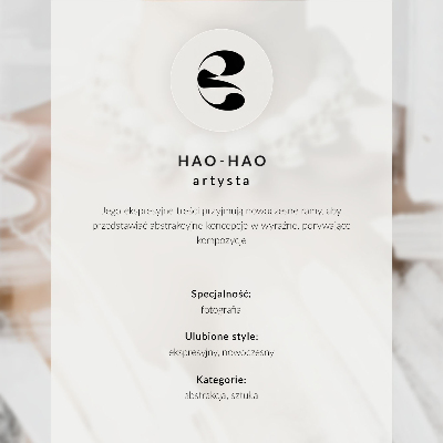 Póster con colores saturados Collar de calavera, contraste artístico moderno